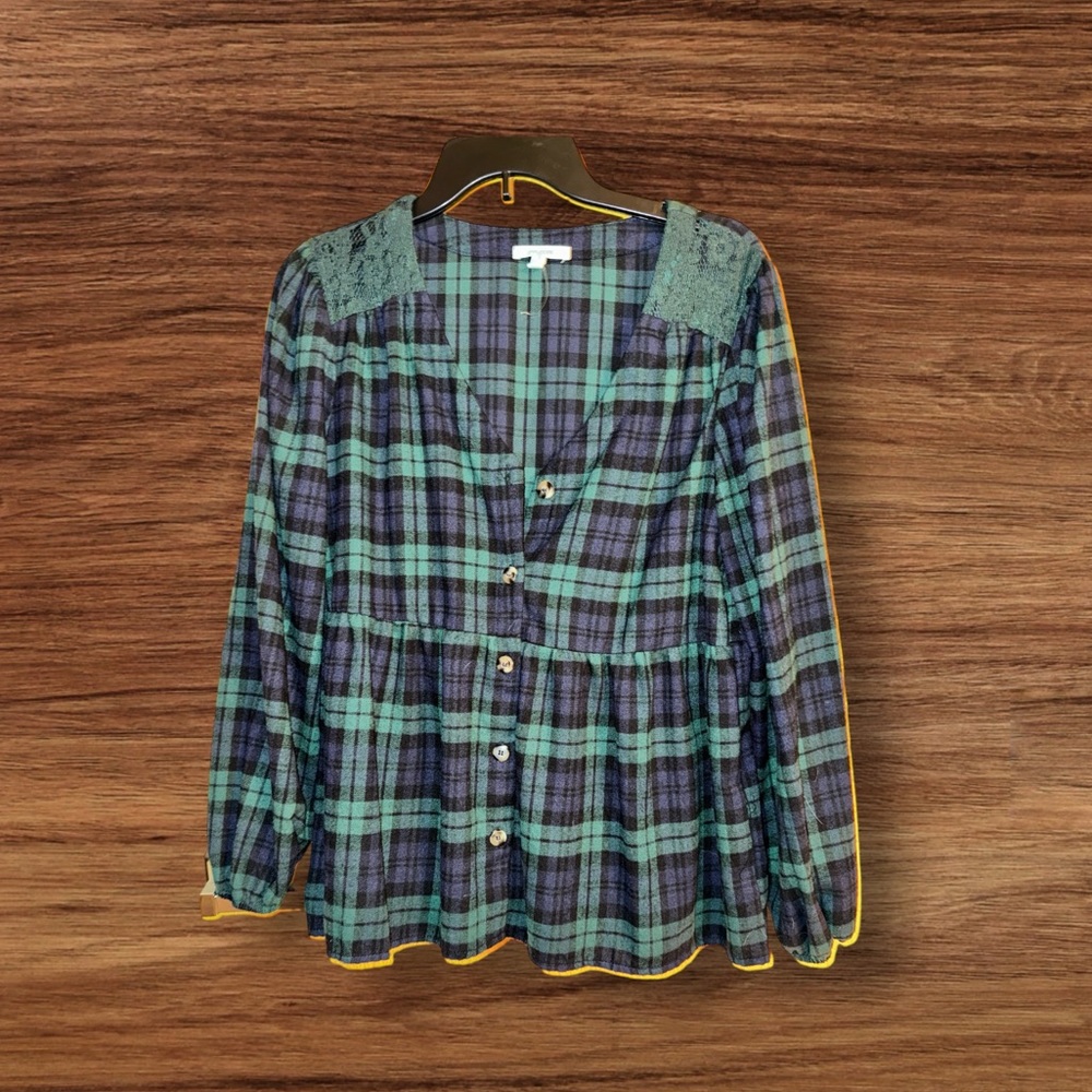 Plaid Top